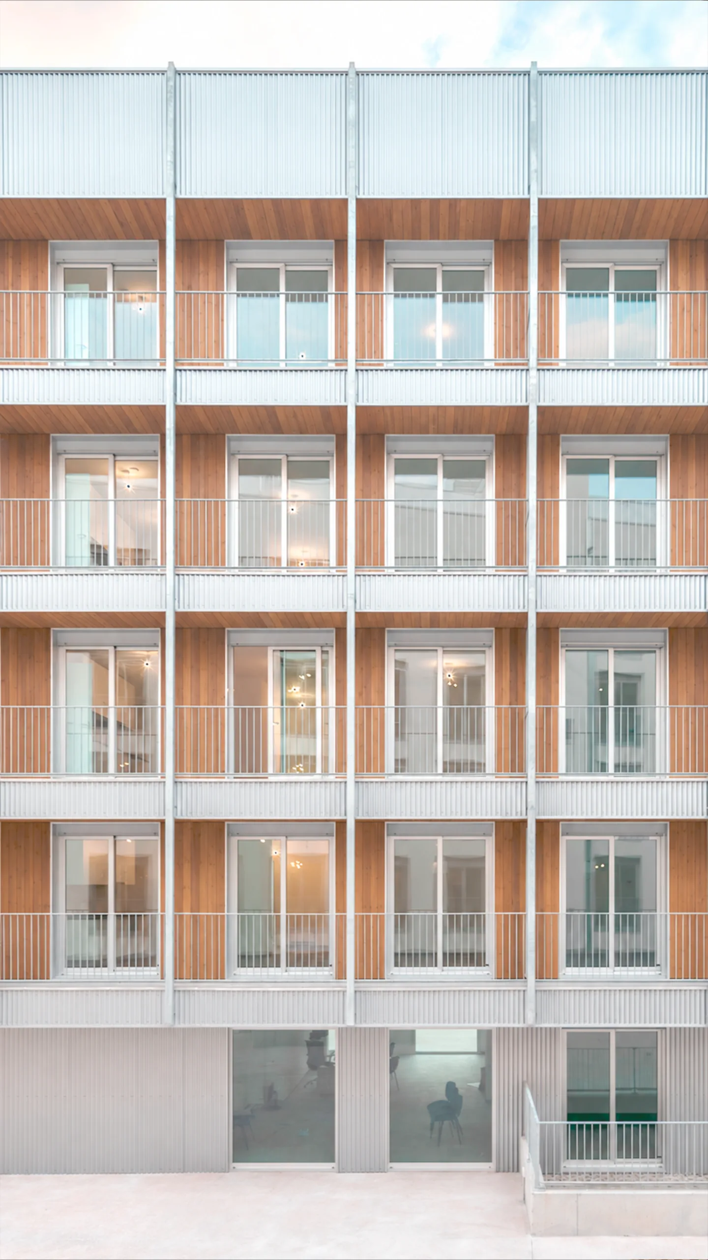 Díaz & Díaz Arquitectos - Edificios de viviendas sociales en Valdecorvos, Pontevedra
